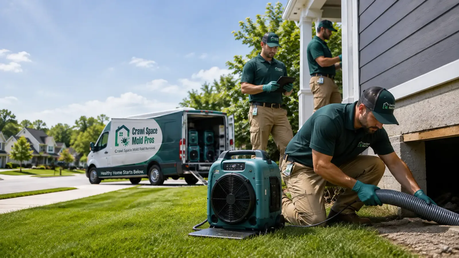 Crawl Space Mold Removal in Euclid, OH